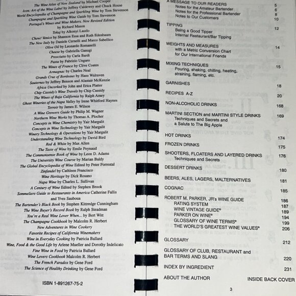 The Bartenders Black Book 7th Edition GREAT CONDITION - Picture 6 of 8